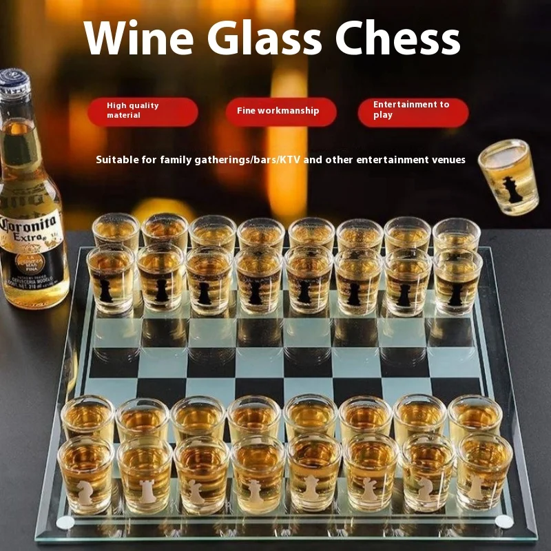 Home Bar Set - الزجاج الشفاف كأس للنبيذ مجموعة بار