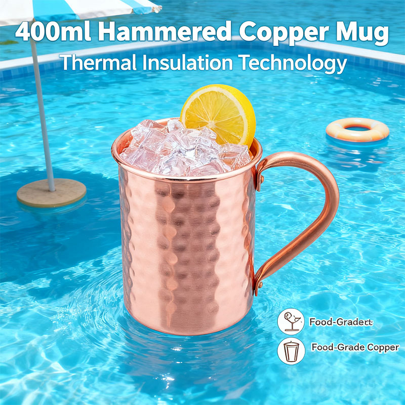 Mule Copper Mug - أكواب نحاسية جديدة 100%، أكواب موسكو