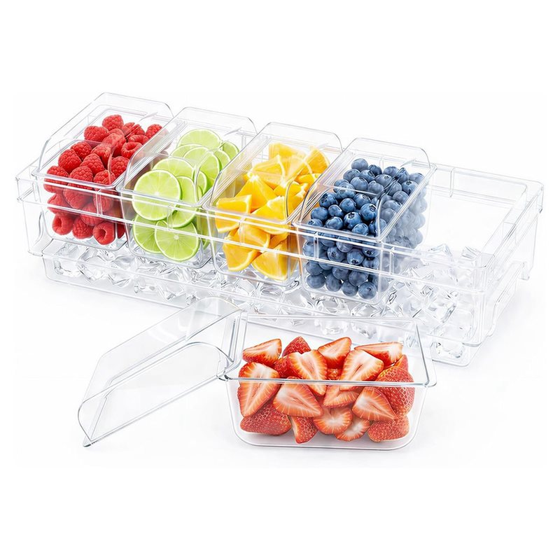 Garnish Tray Set - PHFU-Taco مجموعة أدوات تقديم التاكو للبار،