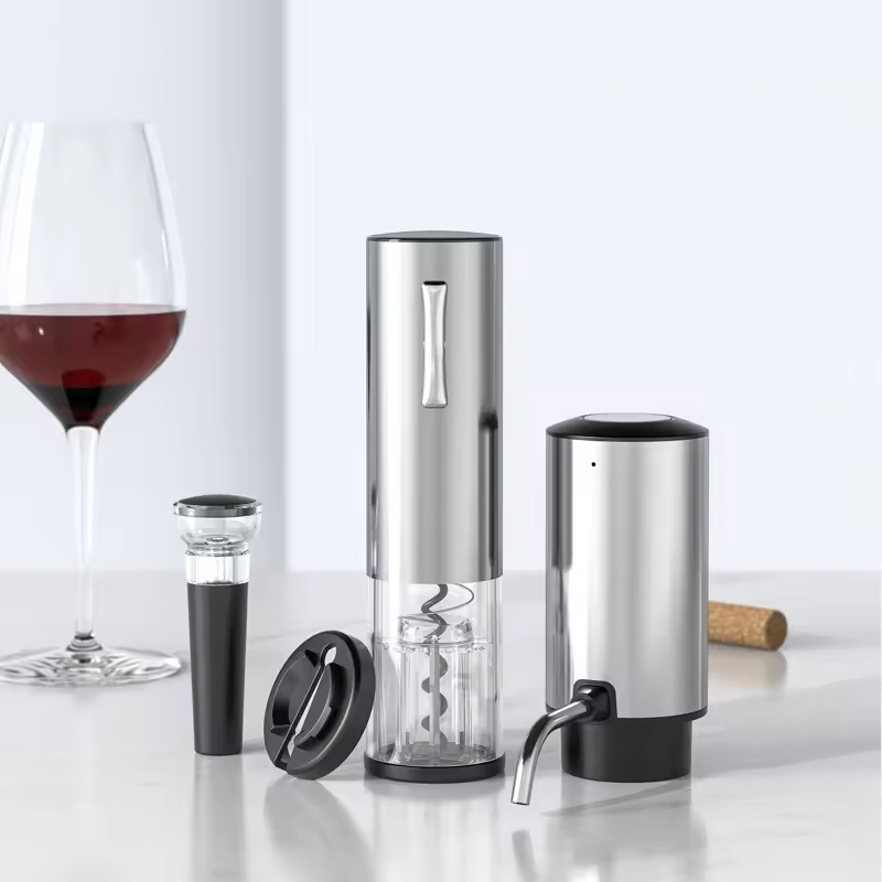 مجموعة فتاحة زجاجات نبيذ كهربا - مراجعة Home Bar Set وسعره