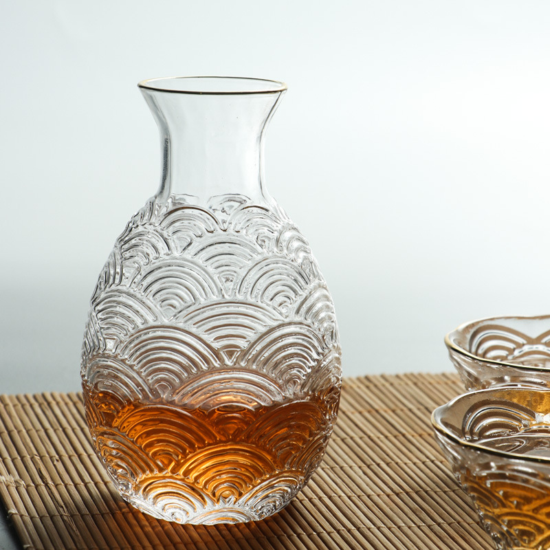 طقم إبريق ساكي ياباني زجاجي مع - مراجعة Home Bar Set وسعره