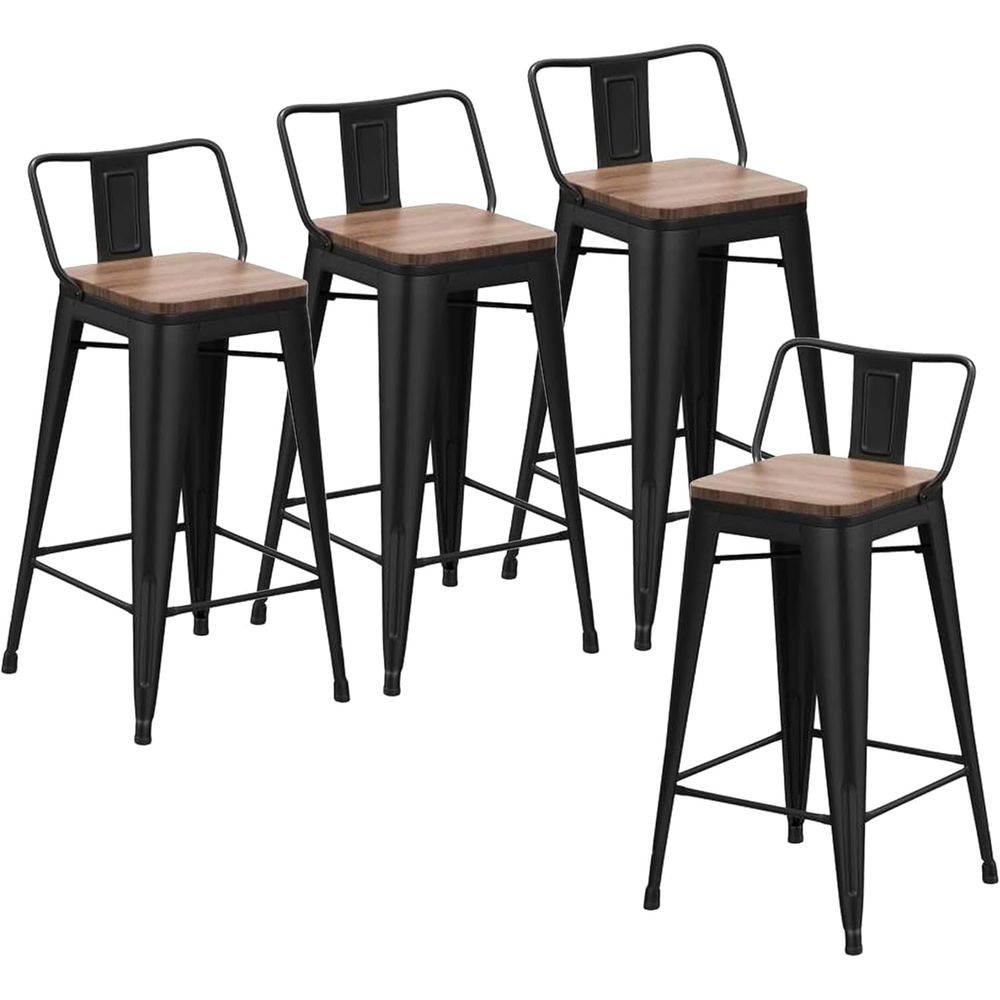 مجموعة من 4 كراسي بار معدنية ص - مراجعة Home Bar And Counter وسعره