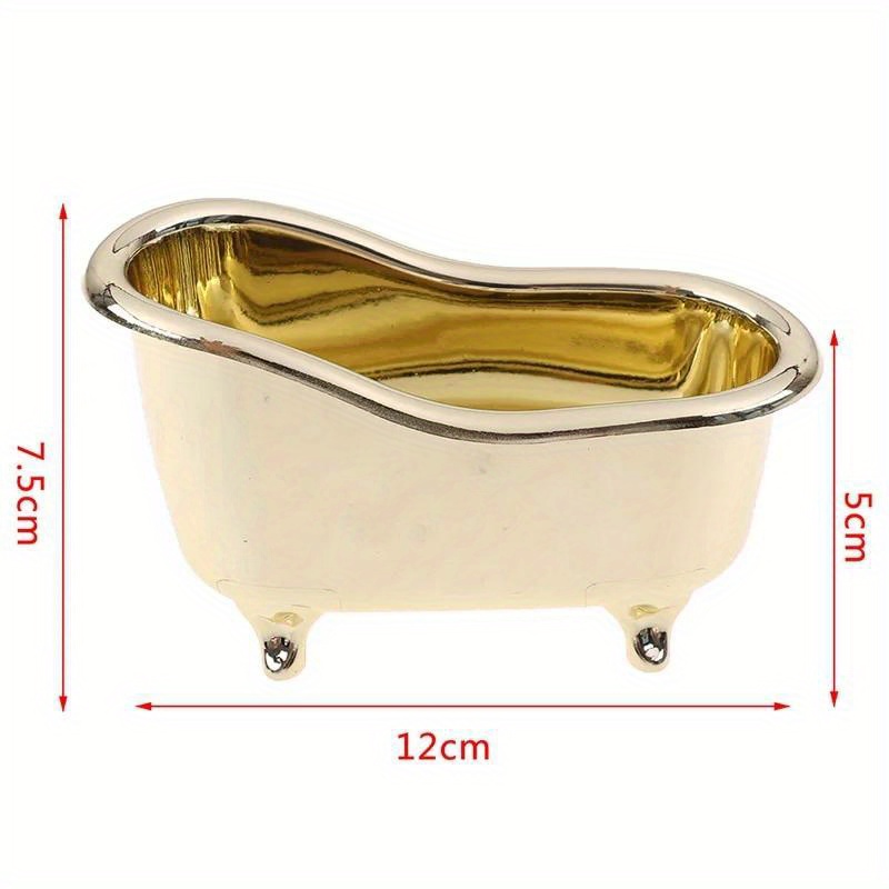 1 قطعة حوض استحمام صغير الصابو - مراجعة Bar Cart Gold وسعره