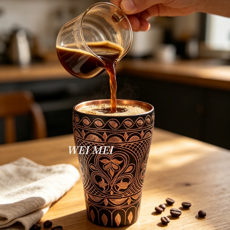 كوب قهوة نحاسي مصنوع يدويًا لل - مراجعة Mule Copper Mug وسعره